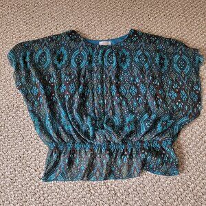 Dress Barn Bohemian Style Blouse XL